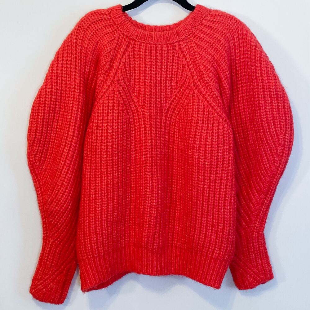 Ulla Johnson Red Crew Neck Sweater